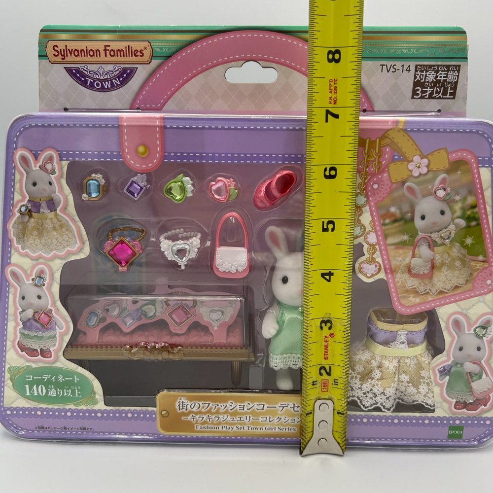 Sylvanian Families TVS-14 Jewelry Collection Set Dolls Epoch Original Box - Picture 6 of 7